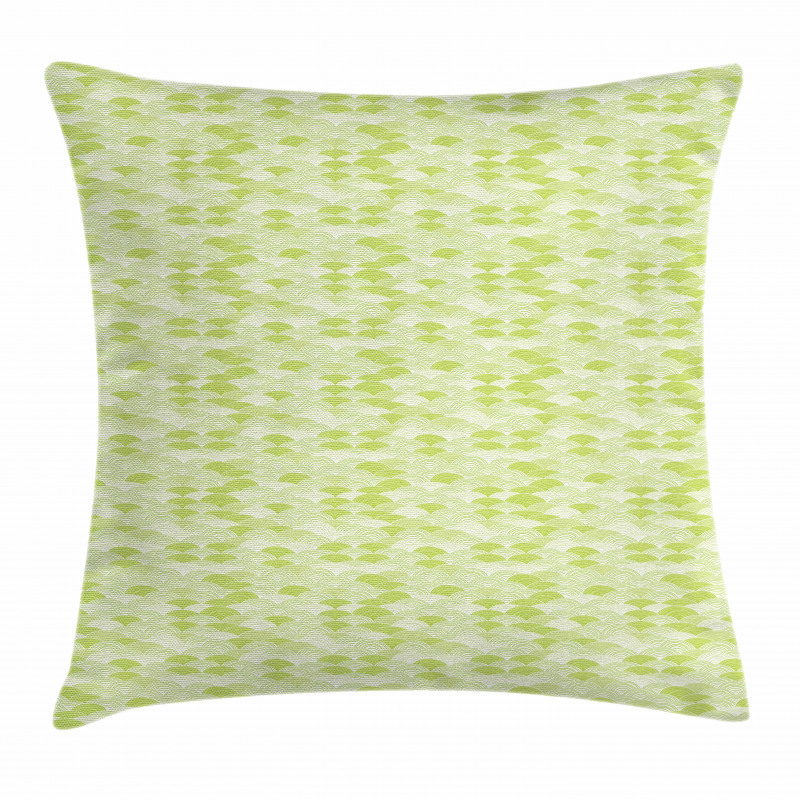 Hand Drawn Wave Pattern Pillow Cover