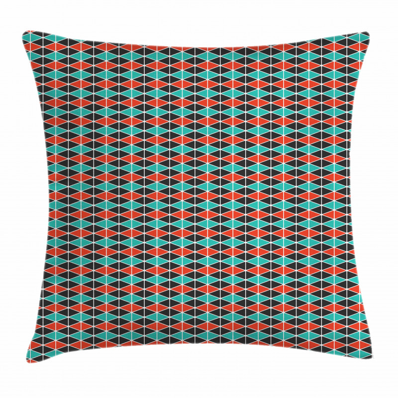 Triangles Hexagons Pillow Cover