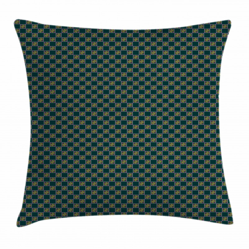 Victorian Swirls Stars Pillow Cover