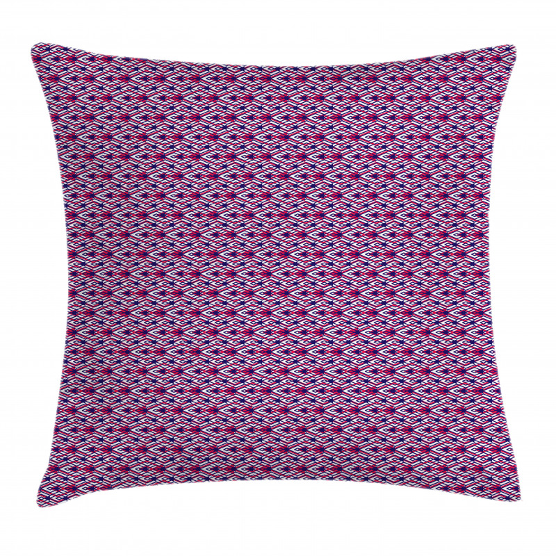 Rhombuses Illustration Pillow Cover