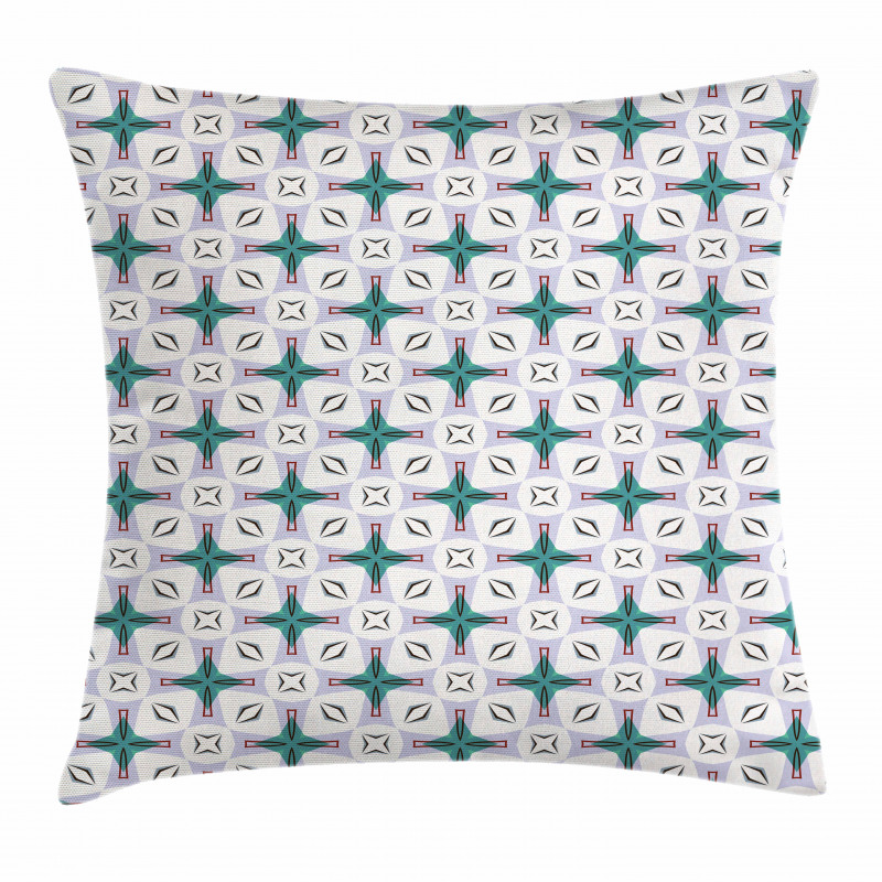Abstract Geometrical Pillow Cover