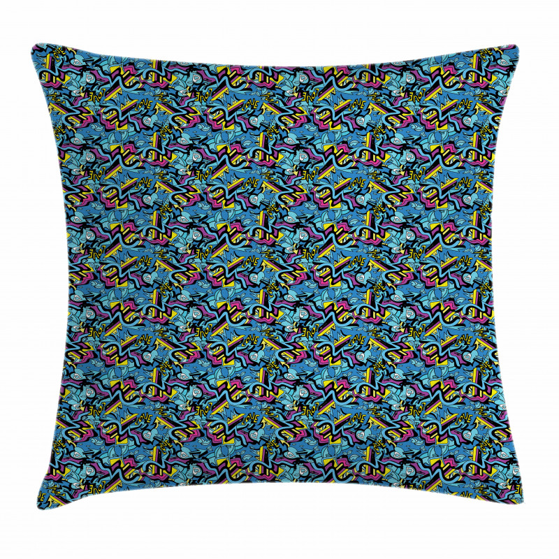 Graffiti Teen Love Pillow Cover