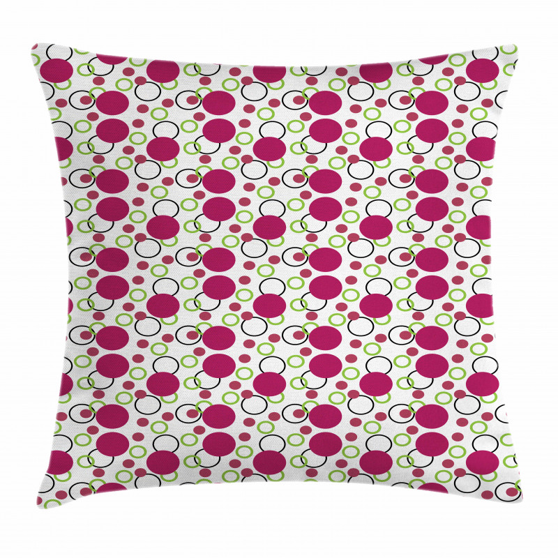 Circles Spots Pillow Cover