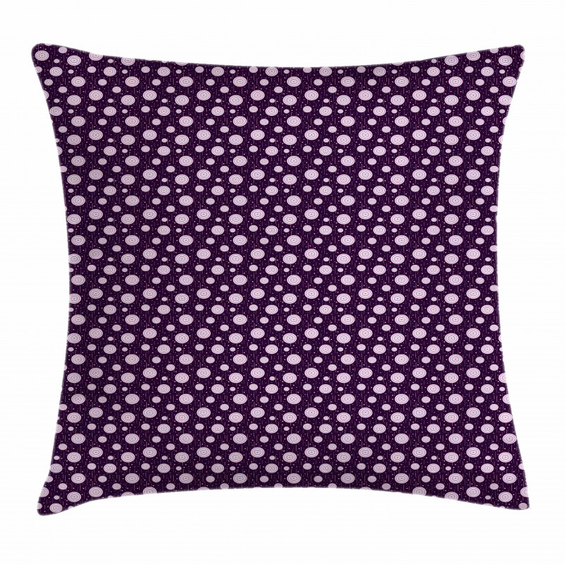 Circles Dots Short Lines Pillow Cover