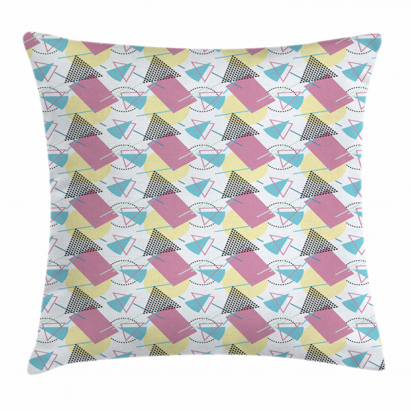 Pastel Funky Memphis Pillow Cover