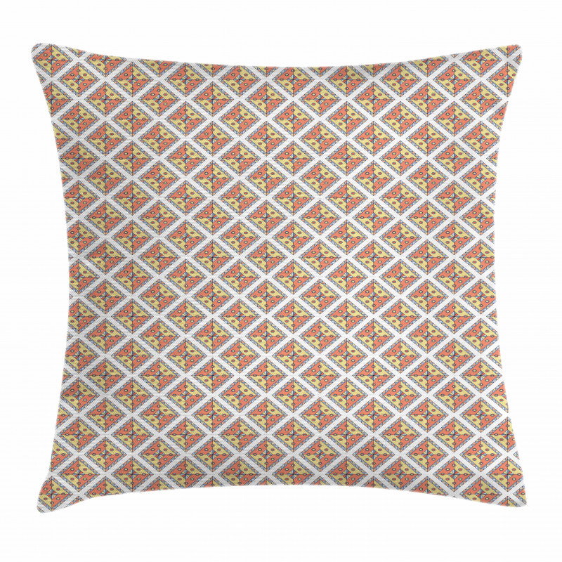 Rhombus Native Folk Art Pillow Cover