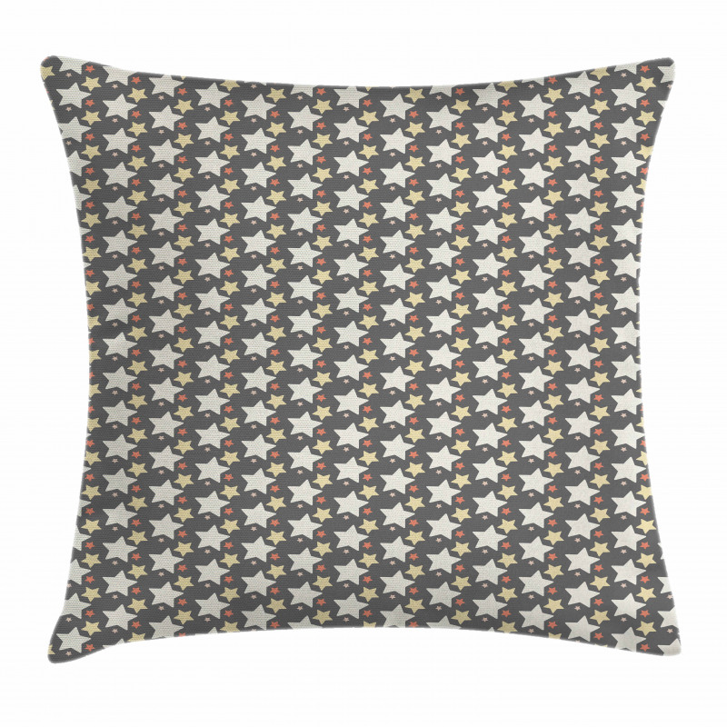 Big Little Abstract Stars Pillow Cover