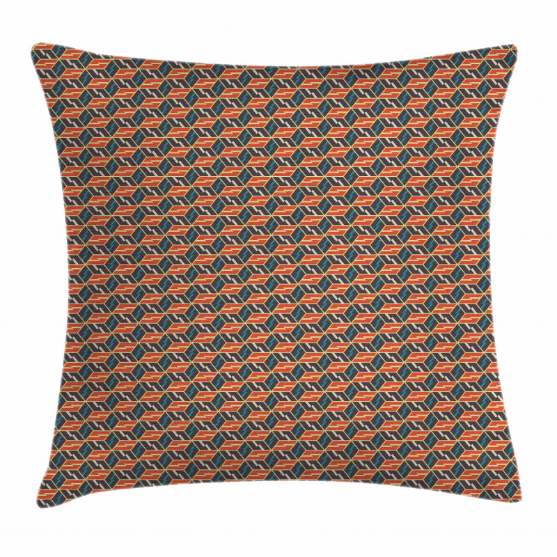 Rhombuses Hexagons Pillow Cover