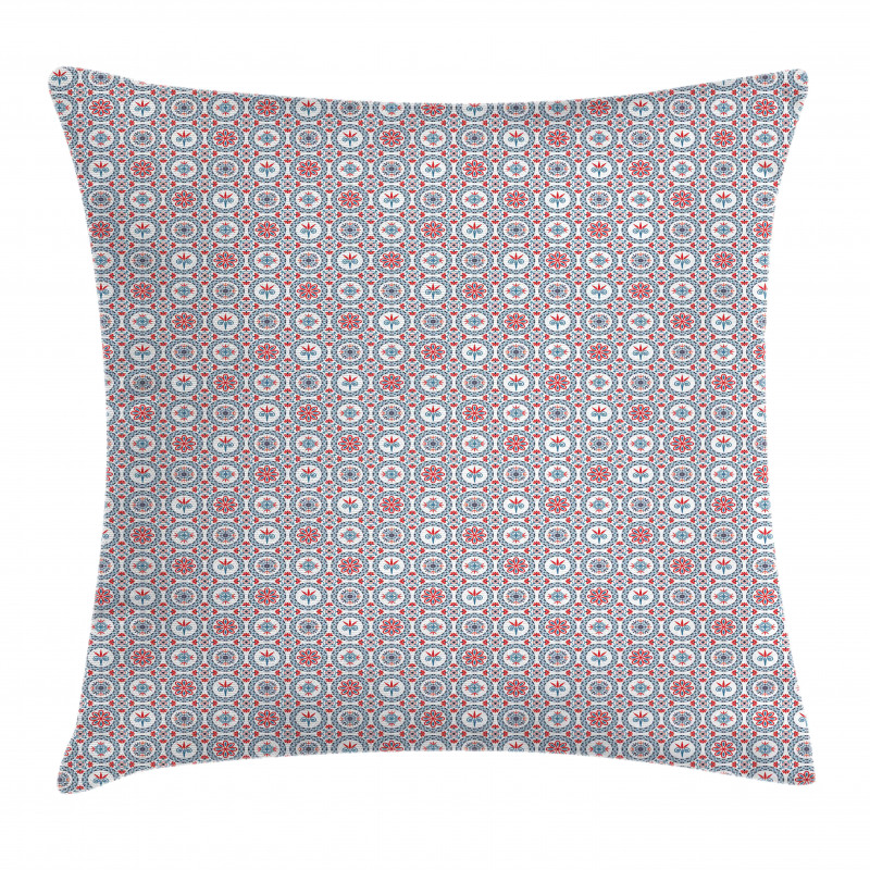 Abstract Blooming Leaves Pillow Cover