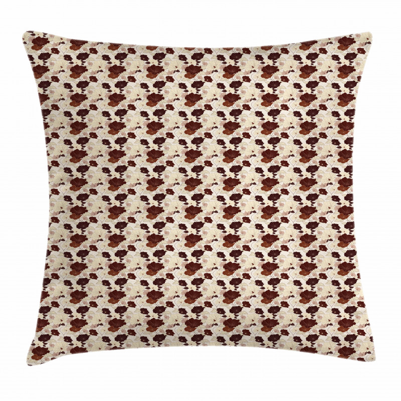 Exotic Hibiscus Blooms Pillow Cover