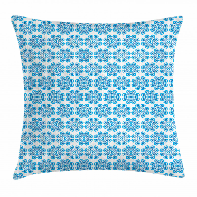 Polish Flower Pattern Pillow Cover