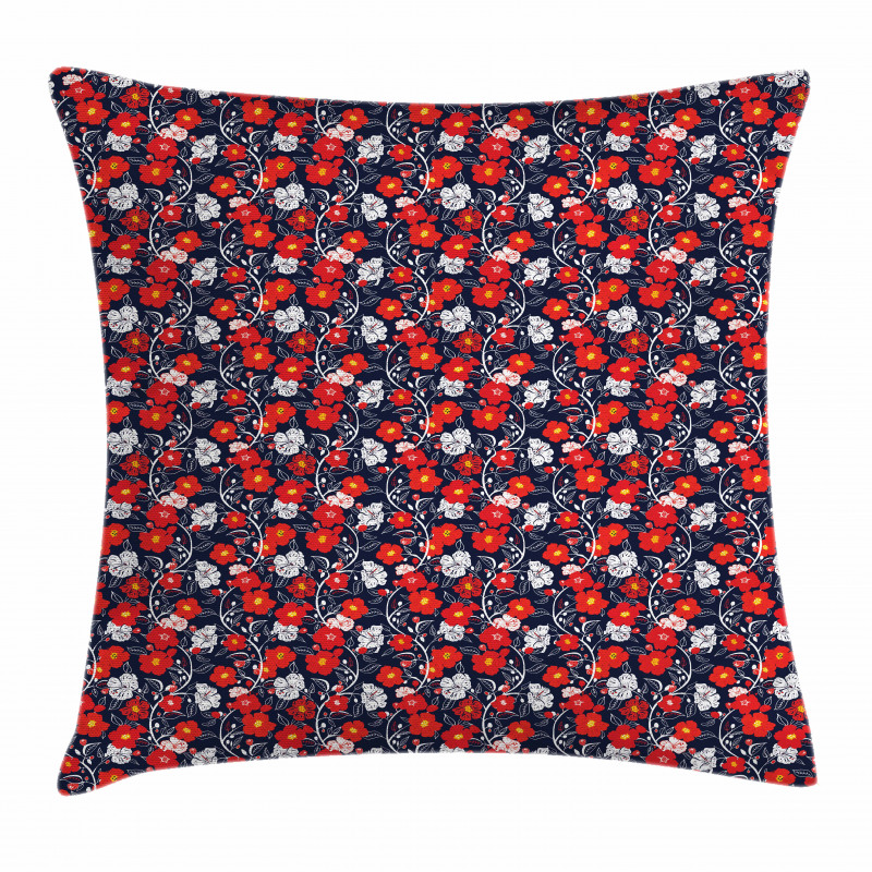 Colorful Style Petals Pillow Cover