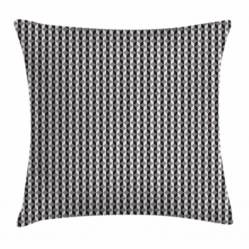 Chevron Zigzags Cubes Pillow Cover