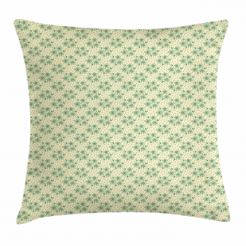 Dotted Pale Background Pillow Cover