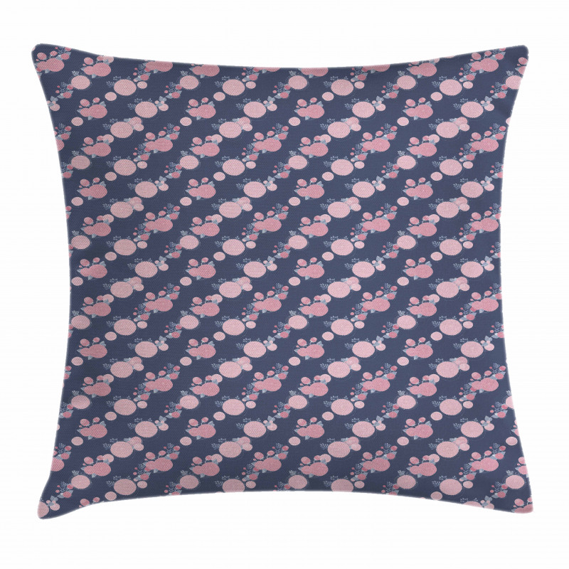 Pink Asters Romantic Pillow Cover