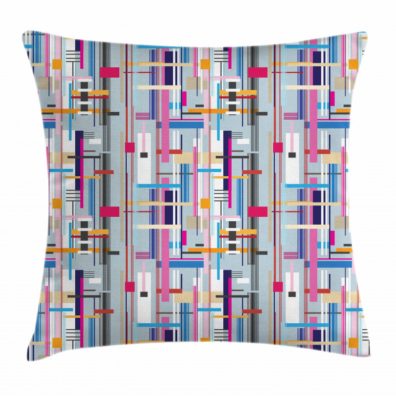 Colorful Modern Art Pillow Cover