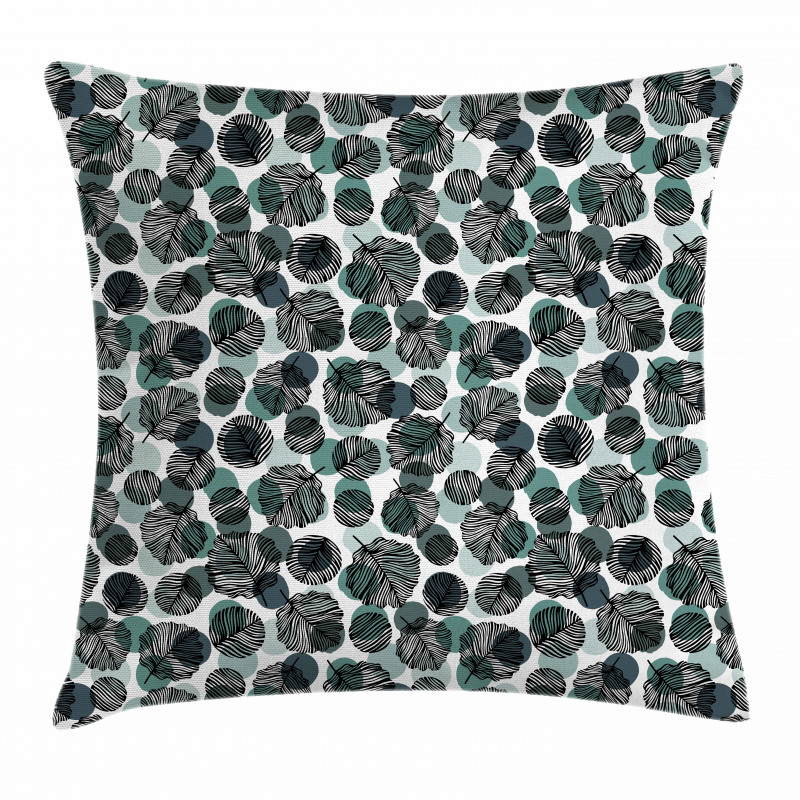 Abstract Dots Foliage Pillow Cover
