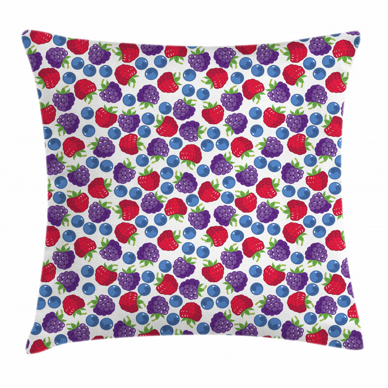 Wild Fruits Pattern Pillow Cover