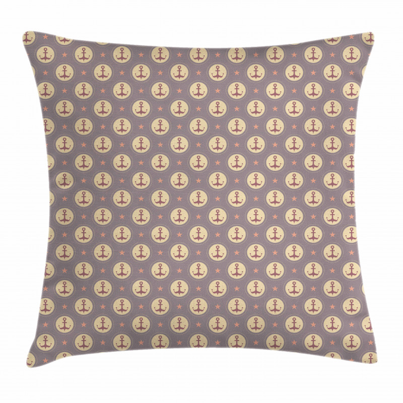 Maritime Pattern Stars Pillow Cover