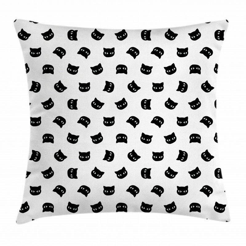 Cat Portraits Pillow Cover