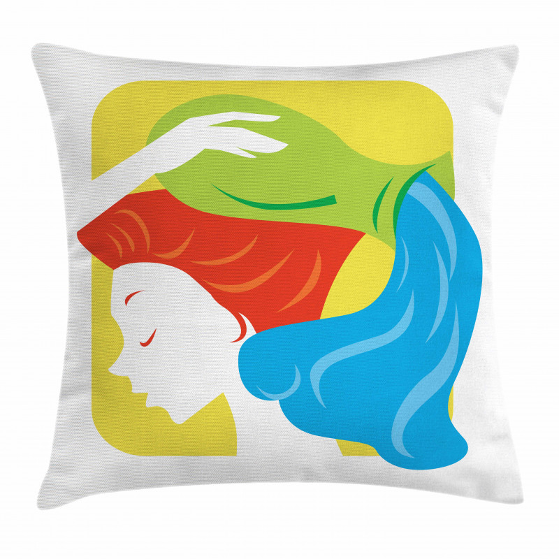 Astrology Lady Pillow Cover