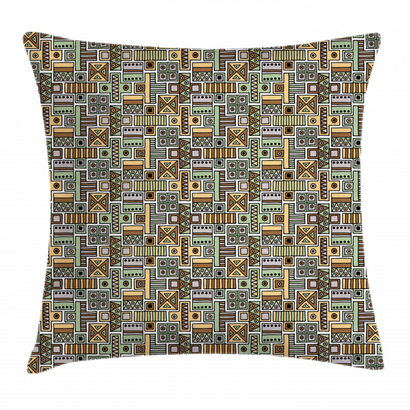 Funky Ethnic Pillow Cover