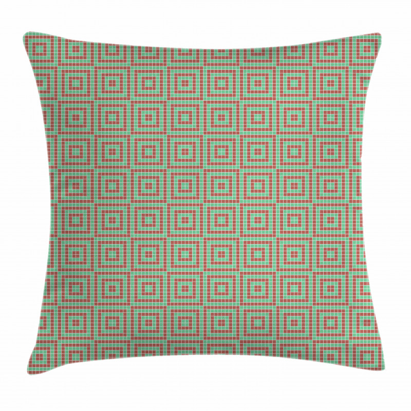 Squares Mosaic Pillow Cover