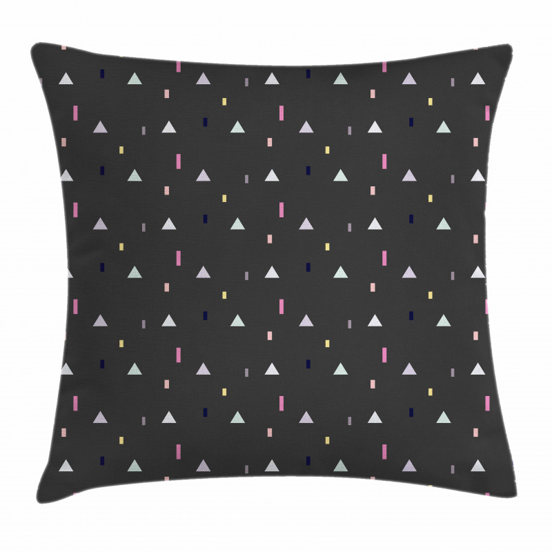 Triangles Color Art Pillow Cover