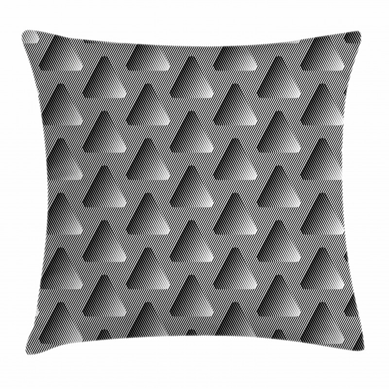 Geometric Dimension Pillow Cover