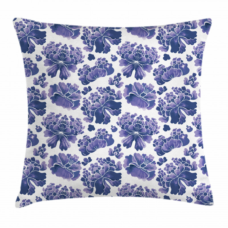 Chinese Lotus Pillow Cover