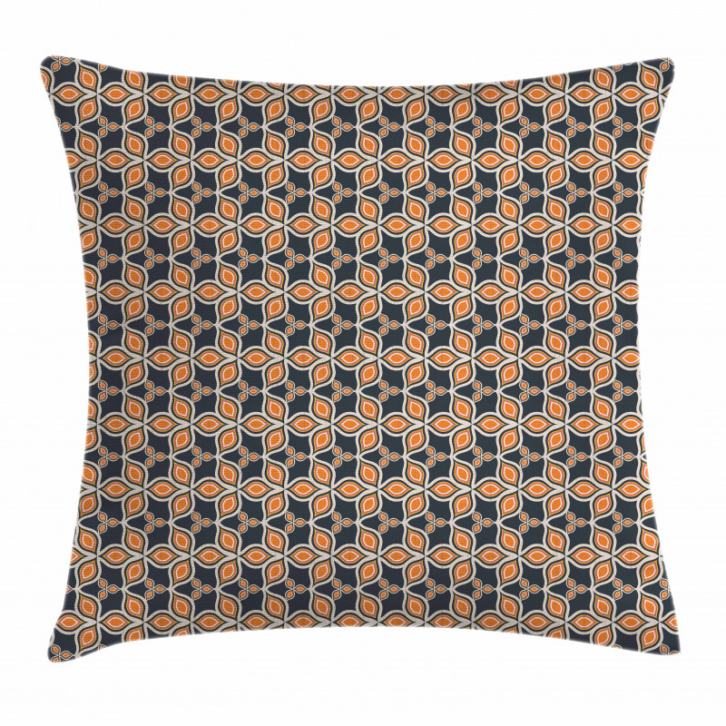 Retro Autumn Foliage Pillow Cover