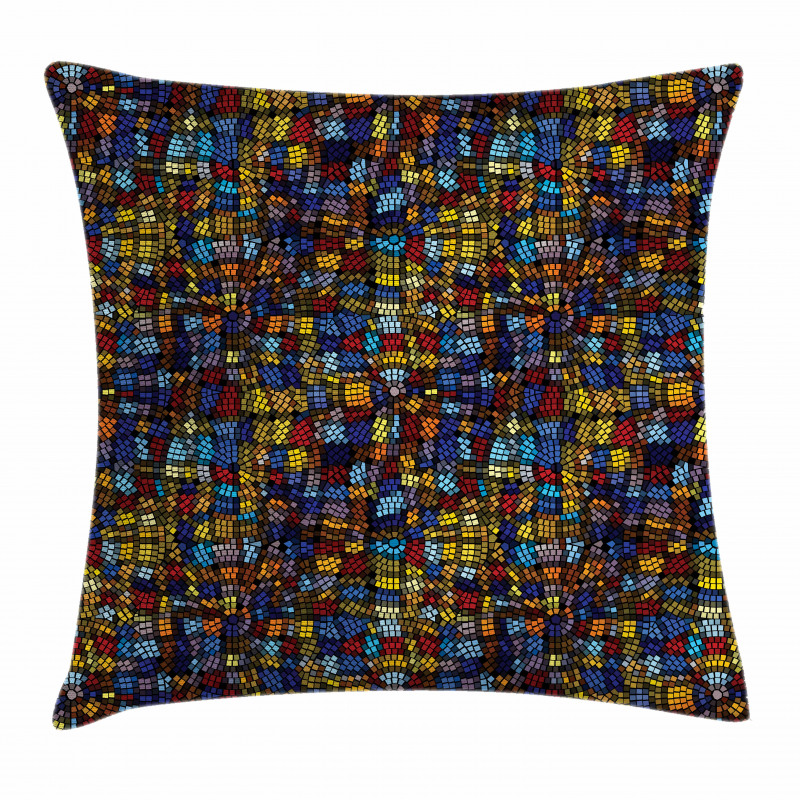 Victorian Mosaic Tiles Pillow Cover