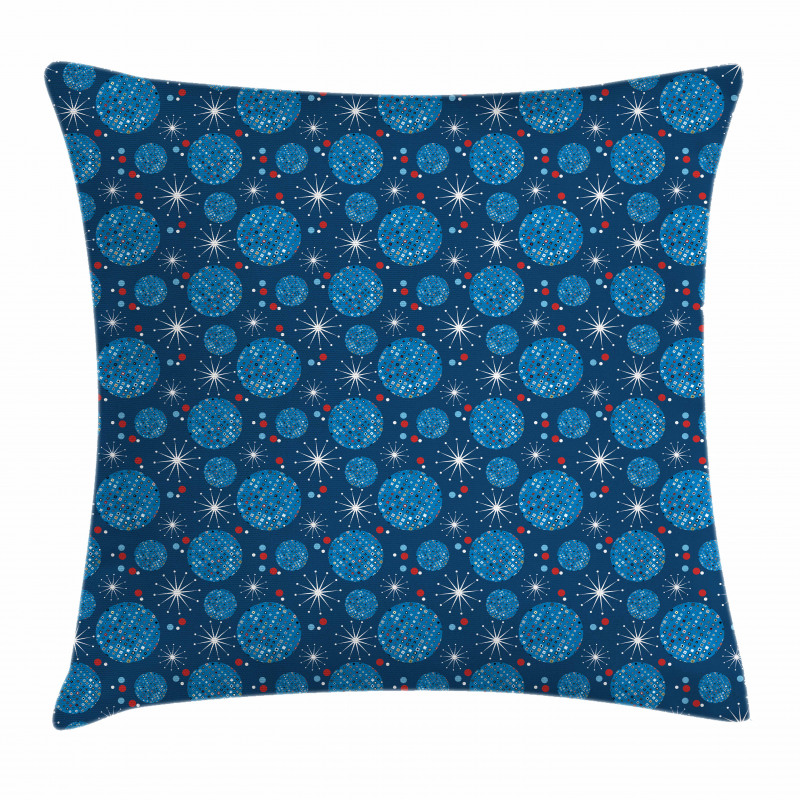 Circle Dots Dandelions Pillow Cover