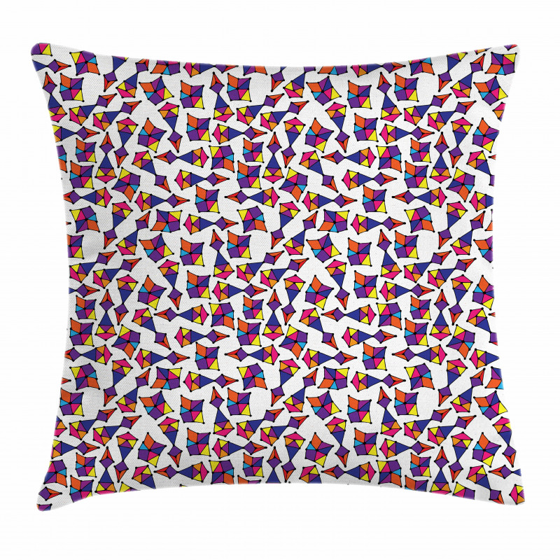 Abstract Shapes Dots Pillow Cover