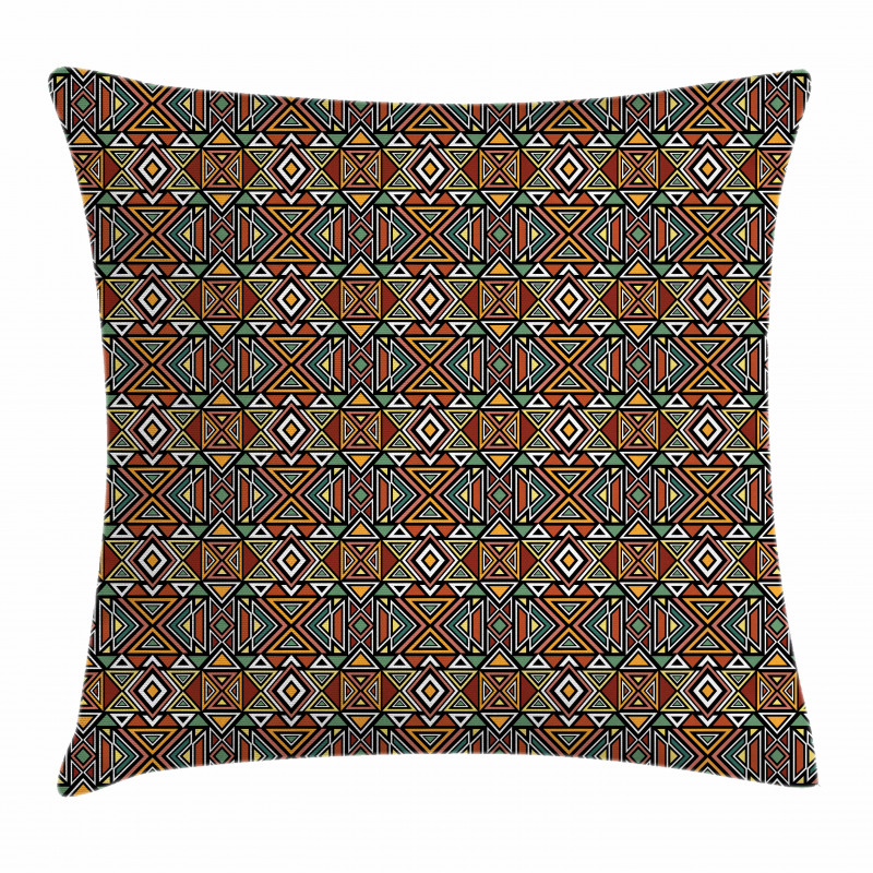 Boho Triangles Pillow Cover