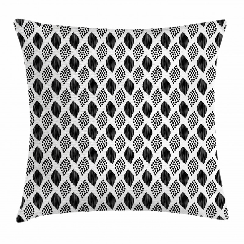 Abstract Black Dots Pillow Cover