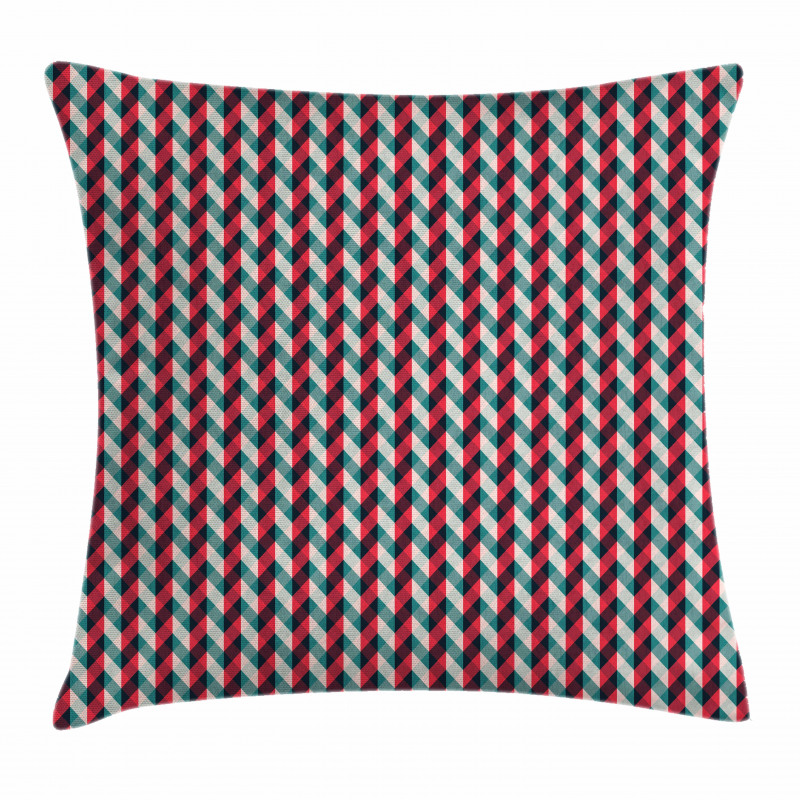 Country Style Checkered Pillow Cover