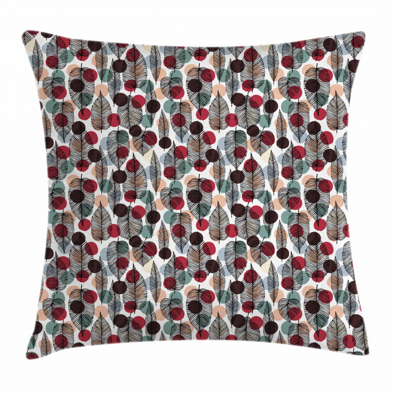 Vintage Polka Dot Design Pillow Cover