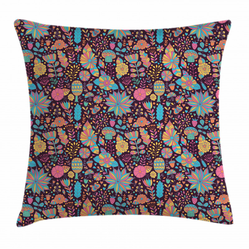Doodle Scattered Dots Pillow Cover