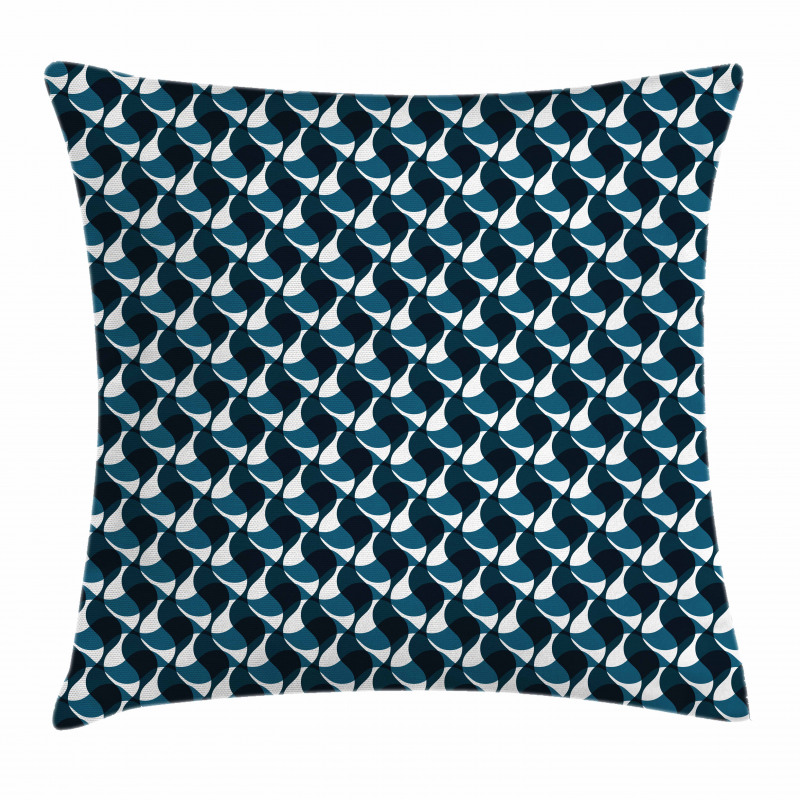 Wavy Stripes Pattern Pillow Cover