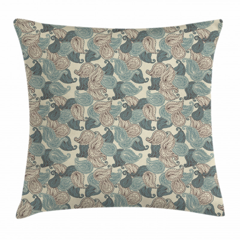 Teardrop Eastern Motif Pillow Cover