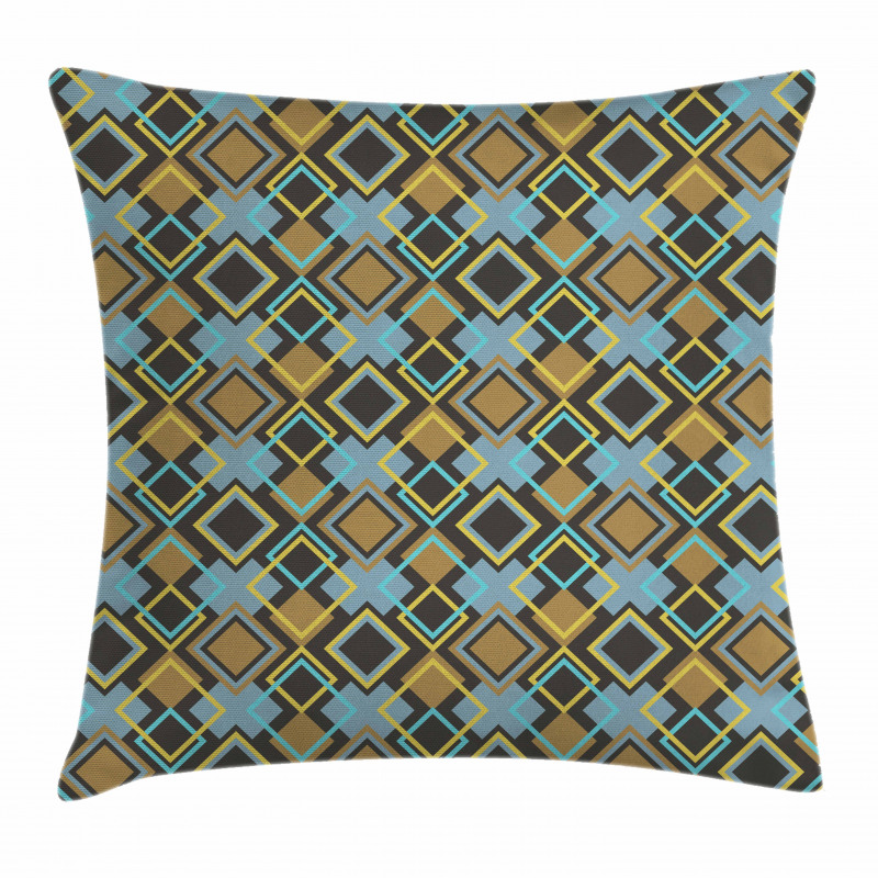 Bullseye Modern Mosaic Pillow Cover