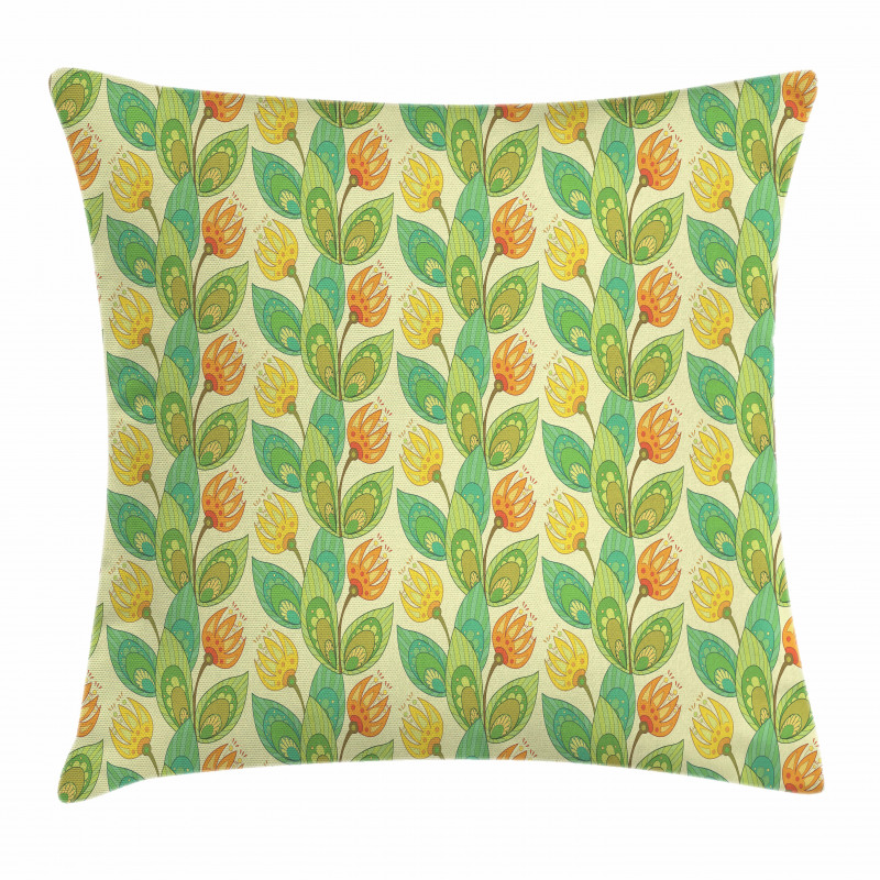 Hand Drawn Branches Pillow Cover