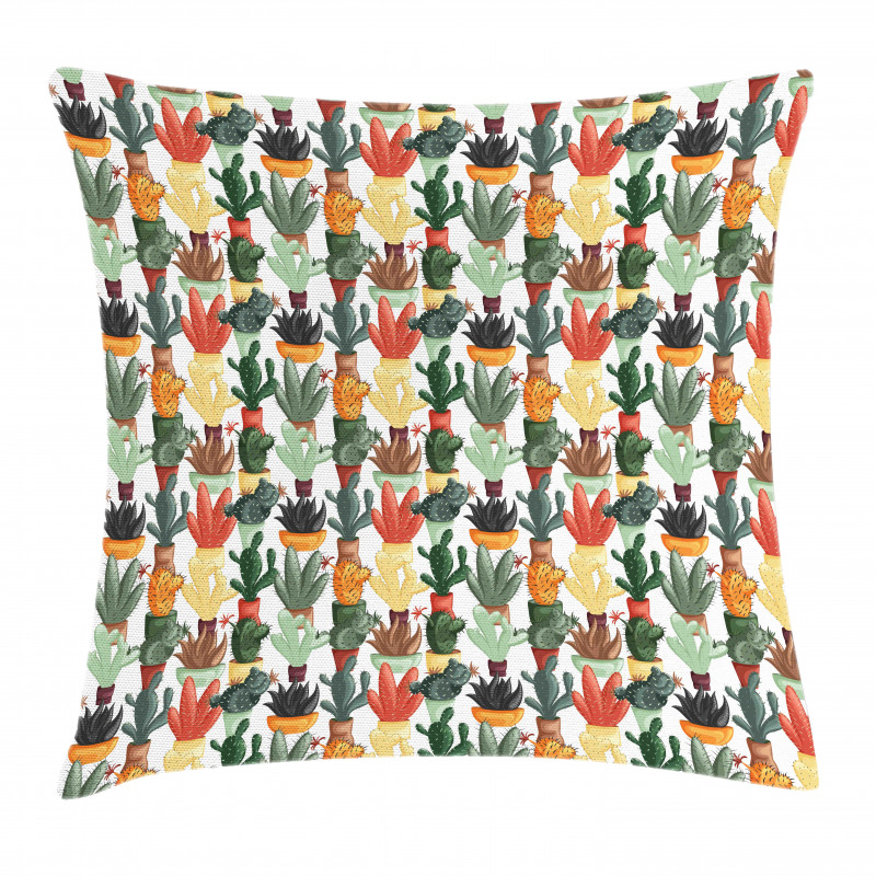 Mexican Succulent Plant Pillow Cover