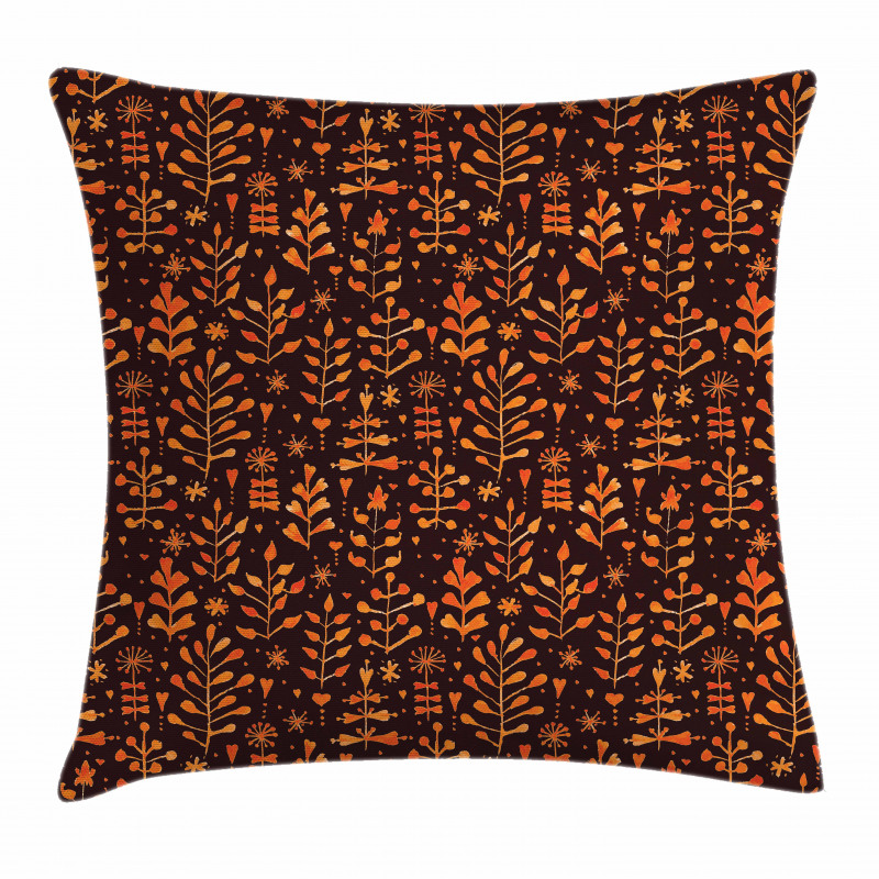 Autumn Season Leaves Pillow Cover