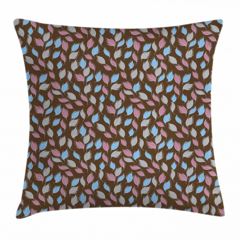 Doodle Style Composition Pillow Cover