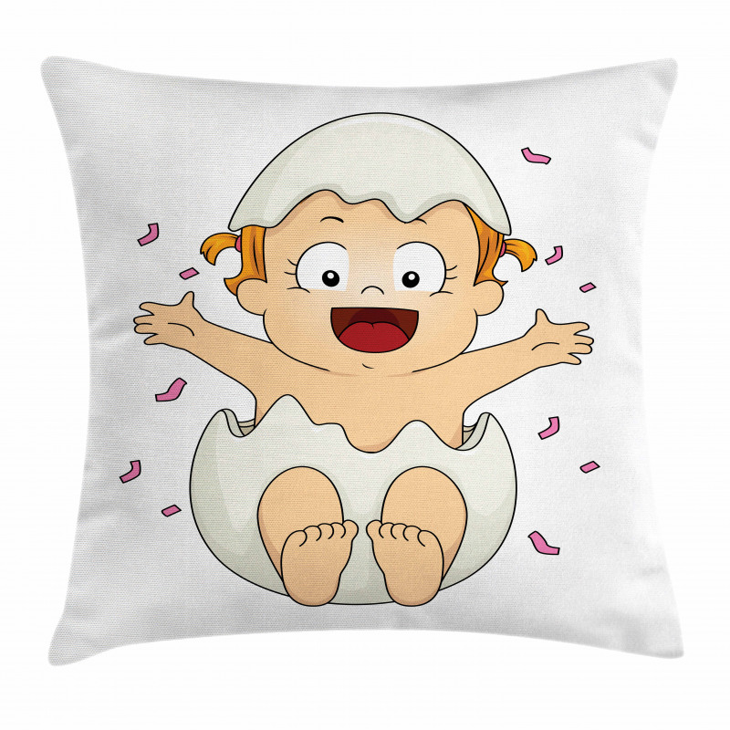 Gender Reveal Doodle Pillow Cover