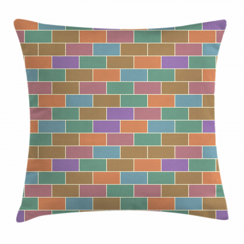 Vintage Brick Wall Pillow Cover