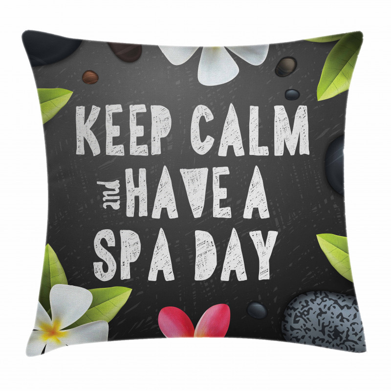 Keep Calm Have a Spa Day Pillow Cover
