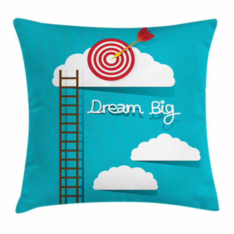 Dream Big Phrase Pillow Cover